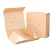 Fábrica de cajas de embalaje magnéticas con tapa abatible personaliza cajas de regalo plegables de una sola pieza, caja de color hecha a medida para comercio electrónico transfronterizo