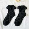 Calcetines Lolita lolita blancos suaves chica chica botas de caballero rosa medias de encaje calcetines de encaje grueso
