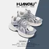 Zapatos de Padre de Suela Gruesa Universales Zapatos de Mujer Zhq-Xa318-1 Verano Nuevo Estudiante Versátiles Zapatos Casuales Zapatos Deportivos Mujer