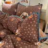 Juego de Cuatro Piezas Antibacteriano Genuino Clase A Ultra Suave con Tacto Similar a una Nube Pura, Adecuado para Mamá y Bebé, para Dormir Desnudo, Incluye Sábana Bajera y Funda de Edredón, Juego de Tres Piezas para Dormitorio