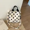 Bolsa Vertical de Lona para Mulheres com Estampa de Leopardo, Adequada para Estudantes Levarem Livros para a Aula, Para o Dia a Dia, Bolsa de Ombro Único com Zíper, Moderna