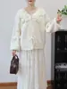 Cárdigan de Punto Grueso Estéreo con Flores 2025 Otoño e Invierno Nuevo Estilo con Cordones Estilo Holgado y Suave Chaqueta Suéter Estilo Coreano para Mujer