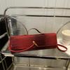 Bolsa de noite estilo crocodilo, bolsa baguete, bolsa transversal com fecho horizontal, bolsa transversal de ombro único, bolsa feminina, nova moda para celebrantes da internet