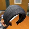 Horquilla de Corona Alta Exquisita Engrosada para Adelgazar el Rostro Otoño e Invierno Diadema Ancha Elegante para Cubrir la Línea del Cabello Otoño e Invierno Diadema Ancha