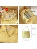 Bolsa Transversal de Ombro com Bolinhas e Creme Suave Bolsa de Pano de Grande Capacidade Estilo Casual Fresco Preguiçoso Bolsa Feminina para Estudante Universitária