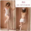 Ropa Interior Sexy Tingxiang Nocturna Uniforme de Enfermera Cosplay Traje Tentador sin Espalda Vestido Blanco de Enfermera para Hotel