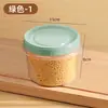 Caja redonda de almacenamiento para refrigerador, resistente a altas temperaturas, cubierta, tamaño pequeño, para almacenar fruta, apta para microondas, lonchera y recipiente hermético