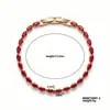Bestseller transfronteiriço: Pulseira de tênis verde-maçã em formato de marquise de zircônio com incrustações de cobre, joia de moda versátil de alta qualidade