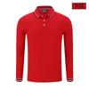 Camisas Polo de Manga Longa com Lapela e Logo Impresso Personalizado, Uniformes para Grupos de Compra Corporativa, Roupas de Trabalho, Camisas Culturais, Camisas Publicitárias, Feitas Sob Medida