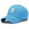 Gorra de Béisbol para Hombre Primavera y Otoño Estilo Coreano Letra Cabeza Grande Top Duro Otoño Protección Solar y Parasol Gorra de Pareja Simple Personalizada