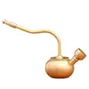 Gancho de Cubo Largo de Latón Hookah Portátil para Hombres Tubo Humo Seco Filtro de Doble Propósito Boquilla para Cigarrillo