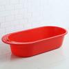 Tina para baño adulto niños hogar rectangular extragrande acuicultura rectangular para el hogar tina larga de burbujas tina ovalada roja