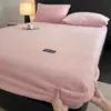 2025 Nuevo Estilo Cómoda Sábana de Algodón Medio Terciopelo Transfronteriza Par de Fundas de Almohada 48*74cm Sábana - Café Berlín