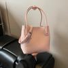 Bolso Satchel Popular de Comercio Exterior Bolso Balde para Mujer 2025 Nuevo Primavera y Verano Bolso de Hombro Simple Bolso Casual para Viajes