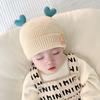 Toucas de Bebê para Outono e Inverno, Toucas Pequenas para Bebês de um Mês para Sair, Toucas de Lã Quentes para Bebês, Toucas Fetais de Tricô com Proteção para as Orelhas