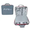 Bolsa de almacenamiento multifunción PS5 Slim, bolsa para consola de gran capacidad, base portátil, caja de caparazón duro completo, bolsa de mensajero portátil