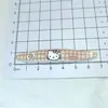Gato Cor de Café Outonal Xadrez Ponto Oval Pontiagudo Patch DIY Grampo de Cabelo Acessório de Cabelo Capa de Celular Material Acessórios Atacado
