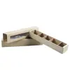 Pastel personalizado, pan de piña, turrón, caja de embalaje para pastel de copo de nieve, caja de regalo navideña para hornear galletas, caja rígida de papel kraft