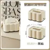 Caixa de Lenços Nuvem Creme Decoração Simples Estilo Luxo Leve Mesa de Centro Sala de Estar Mesa de Jantar Caixa de Lenços Multifuncional Caixa de Armazenamento
