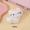 Broche de animal de peluche de dibujos animados, osito, gatito, cachorro, cerdito, accesorio para mochila de estudiante, accesorio para el cabello, accesorio para juguete