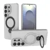 Funda para Teléfono Móvil Samsung S26 Ultra Anillo Escudo Anillo 360 grados Soporte Magnético Funda para Teléfono Samsung Cubierta Protectora