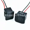 Conector Hembra de Soldadura por Presión Directa de Doble Capa Tipo-C de 2 Pines, Puerto C de Carga Dual Tipo Tarjeta, Puerto C de Carga Pequeño