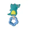 Juguete Chirriante para Perros Mascotas, Juguete Masticable de TPR, Duradero y Resistente a Mordeduras para Bichón, Corgi, Perros Grandes y Pequeños, Juguete para Aliviar el Aburrimiento y Afilar los Dientes