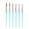 Conjunto de Pincéis para Ferramentas de Manicure, Caneta para Manicure, Caneta Portátil para Fototerapia, Pincel para Pintura com Cabo Longo, Caneta Japonesa para Puxar Linhas, Caneta para Pontilhar