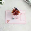 Nueva Tarjeta de Felicitación Creativa 3D Flores Grabadas con Láser Tarjeta Tridimensional Emergente Regalo de Cumpleaños Día de San Valentín Venta al por Mayor