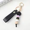 Llavero Colgante Personalizado de Margarita Transfronterizo Cadena de Cuentas de Silicona Encanto para Bolsa Pulsera Llavero