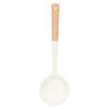 Juego de 4 piezas de utensilios de cocina de silicona con mango de madera nuevo Resistente a altas temperaturas Cuchara para arroz Espátula para cocinar Cuchara para sopa de silicona Colador Listo para envío