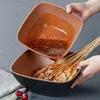 Tigela de Melamina Kaiba para Macarrão Tigela Grande Quadrada para Arroz Macarrão Ramen Sopa Tigela de Frango Picante Tigela para Hot Pot Tigela Especial para Loja de Macarrão