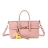 Bolsa feminina transfronteiriça simples de mão pequena Henggeng novo estilo casual elegante bolsa de balde personalidade retrô tendência bolsa transversal