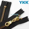 Cremallera YKK No. 5 Cobre Dorado Inicio Único Inicio Doble Cola Cerrada Cabezal de Cremallera YKK Cremallera para Bolsillo de Chaqueta Pantalón