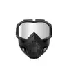 Máscara Protectora Integral, Gafas, Gafas Antivaho Integradas, Máscara Transpirable a Prueba de Polvo y Arena para Deportes al Aire Libre Ciclismo