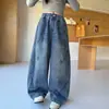 Pantalones de Niña Otoño 2026 Ropa Infantil Nueva y Elegante Pantalones Anchos Sueltos para Niña Ropa de Otoño Jeans de Cimitarra para Niños