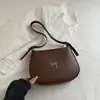 Bolso de Media Luna con Diseño de Nicho, Bolso Personalizado de Nueva Textura, Bolso de Hombro Único Retro con Lazo para Mujer