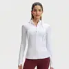 Chamarra de Yoga para Mujer, Corte Ajustado, Cierre de Cremallera, Ropa Deportiva de Secado Rápido, Chaqueta Deportiva con Capucha para Exteriores de Manga Larga