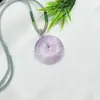 Colgante de Cerradura Ruyi Nube Propicia de Piedra Ojo de Gato para Mujer, Hebilla de Seguridad de Piedra Ojo de Gato Colgante de Gema con Forma de Pan, Suministro para Transmisión en Vivo