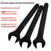 Chave de boca simples de alta resistência aço de alto carbono 46mm grande romba preta chave de garfo placa de torre de guindaste manual