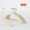 Percha de Ropa con Flocado para Uso Doméstico, Sin Costuras, Anti-Ángulo de Hombro, Soporte Antideslizante para Secar Ropa, Organizador Ahorrador de Espacio
