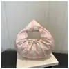 2026 Nova Bolsa de Mão Plissada Nuvem Floral Degradê Estilo Coreano Mini Bolsa de Mão Suave Bolsa Versátil para Celular