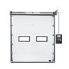 Puerta Corredera Eléctrica Industrial, Gran Aislamiento Acústico, Puerta Corredera Industrial, Resistente al Viento y Aislada con Control Remoto, Puerta Antirrobo de Elevación Vertical