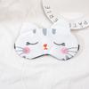 Gato de dibujos animados de felpa estampado en caliente compresa fría compresa caliente antifaz para dormir niños universal invierno hogar exterior en stock venta al por mayor