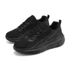 Zapatos cuadrados de baile transfronterizos de verano, nuevo diseño de malla flyknit transpirable, tacón medio, suela suave, adecuados para deportes y aeróbicos, color negro
