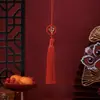 Novo Estilo Lingote Atrai-Fortuna Borla Lótus Estilo Chinês Corda Pendurável Borla Penduricalho de Carro Acessório DIY Atacado