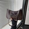 Bolsa de design de nicho francês feminina 2025 nova textura de alta qualidade outono e inverno estilo Hong Kong retrô all-match bolsa de um ombro axila