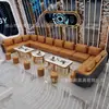 Sofá de KTV Personalizado Mesa de Café Sala Privada de Negocios Sala de Fiestas Estilo Lujo Ligero Sofá para KTV Casero, Teatro, Bar, Cabina