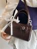 2025 Nuevo Bolso de Mano Retro Casual Nicho Estilo Francés Combinable Elegante Textura de Alta Gama Bolso Cruzado para Mujer para Ir al Trabajo