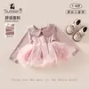 [Venta Flash] Vestido de Princesa de Otoño para Niñas, Atuendo de Moda para Bebé con Dobladillo de Tul, Vestido de Otoño para Niñas